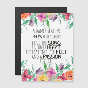 Dance-lärardekoder Ballet Coach Appreciation Gift