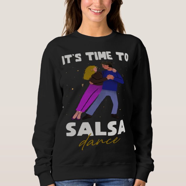 Dance  Latin  It s time to Salsa Dance T Shirt (Framsida)