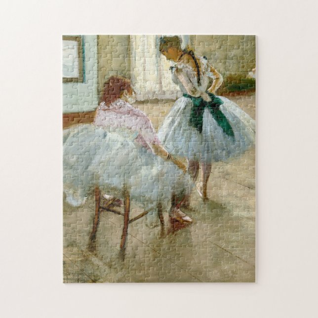 Dance Lesson av Edgar Degas Pussel (Vertikal)