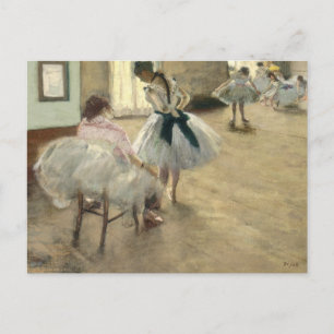Dance Lesson av Edgar Degas Vykort
