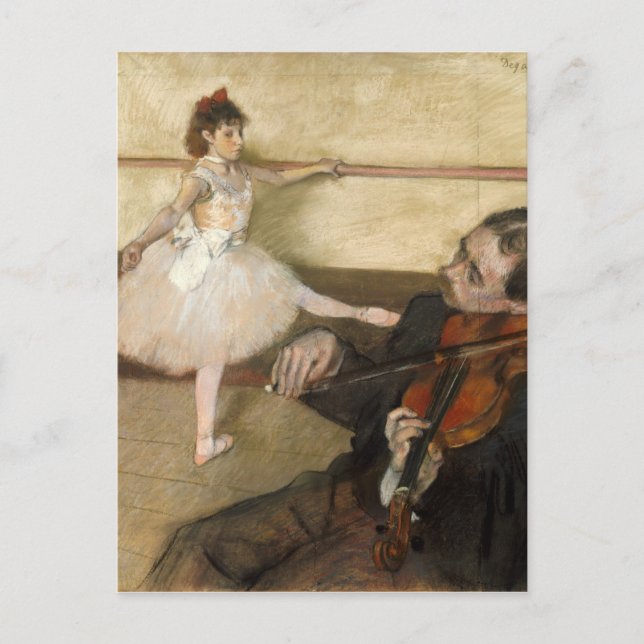 Dance Lesson - Edgar Degas Vykort (Framsida)