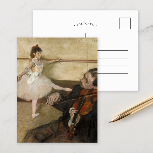 Dance Lesson | Edgar Degas Vykort (Skapare uppladdad)