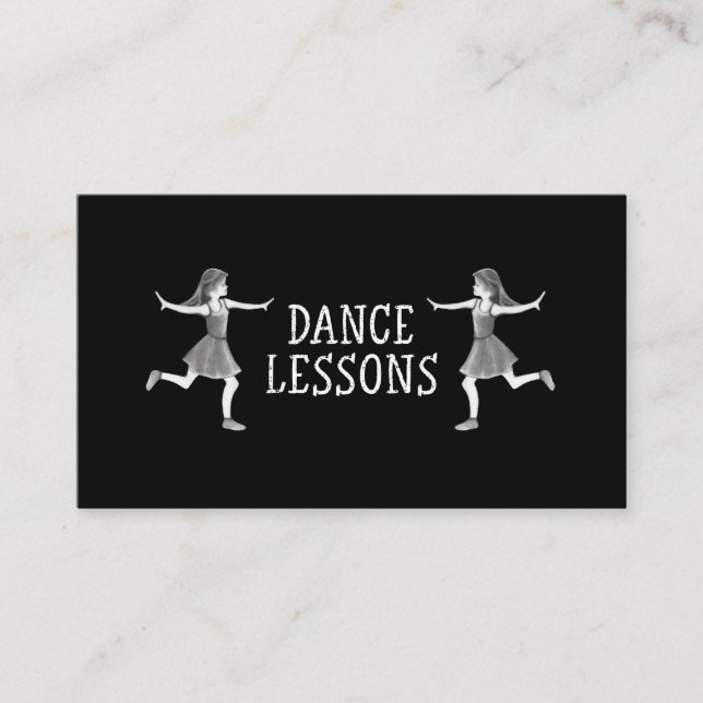 Dance Lessons Dancing Instructor Classes Lacher La Visitkort (Framsida)