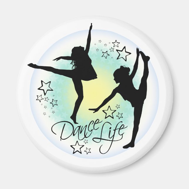 Dance Life, dansarens kylskåp, magnet (Framsidan)