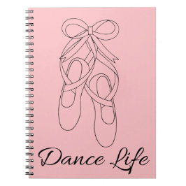 Dance Life Spiral bärbar dator Anteckningsbok