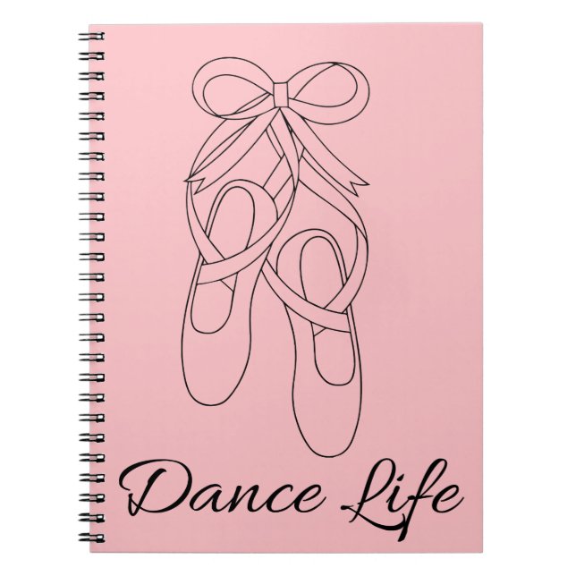 Dance Life Spiral bärbar dator Anteckningsbok (Framsidan)
