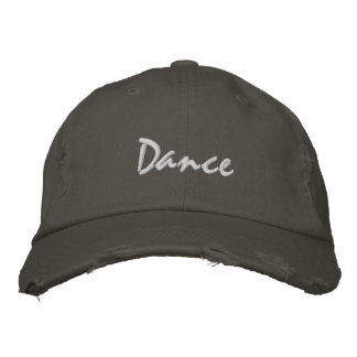 Dance Light Text Broderad Keps