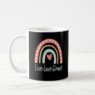 Dance Live Kärlek Dancer Ballet Tap Hip hop Lära Kaffemugg