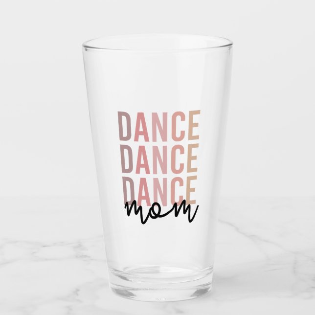Dance Mamma | Dance Mamma | Dancer Mamma Gift Glaskopp (Framsida)