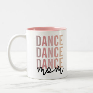 Dance Mamma Dance Mamma Dancer Mamma Gift Två-Tonad Mugg