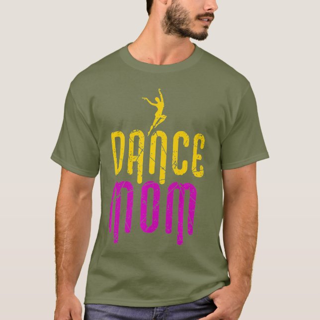 Dance Mamma Dancing Mamma Mor Disco Premium T Shirt (Framsida)