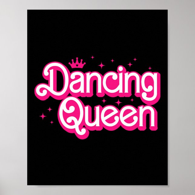 Dance Mamma Dancing Queen Dancing 70s Disco Bachel Poster (Framsidan)