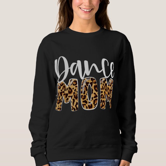 Dance Mamma Leopard Funny Dance Mamma Mors dag T Shirt (Framsida)
