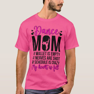 Dance Mamma Lung Dancing Mamma på en dansare Mamma T Shirt