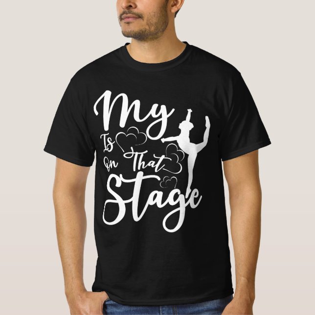 Dance Mamma mitt hjärta är på det stadiet... T Shirt (Framsida)