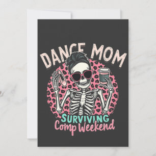 Dance Mamma Överlevande Comp Helg Tack Kort