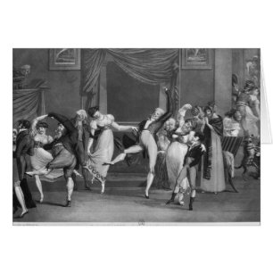 Dance mania, 1809 hälsningskort