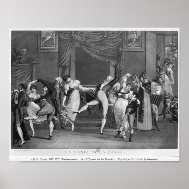Dance mania, 1809 poster (Framsidan)
