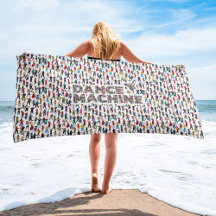 Dance Maskin Beach Towel