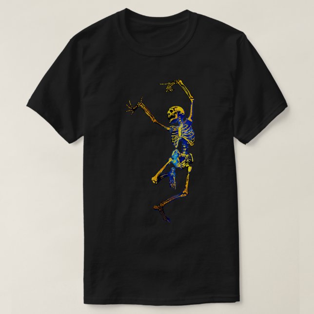 Dance med Guld död inverterad T Shirt (Design framsida)