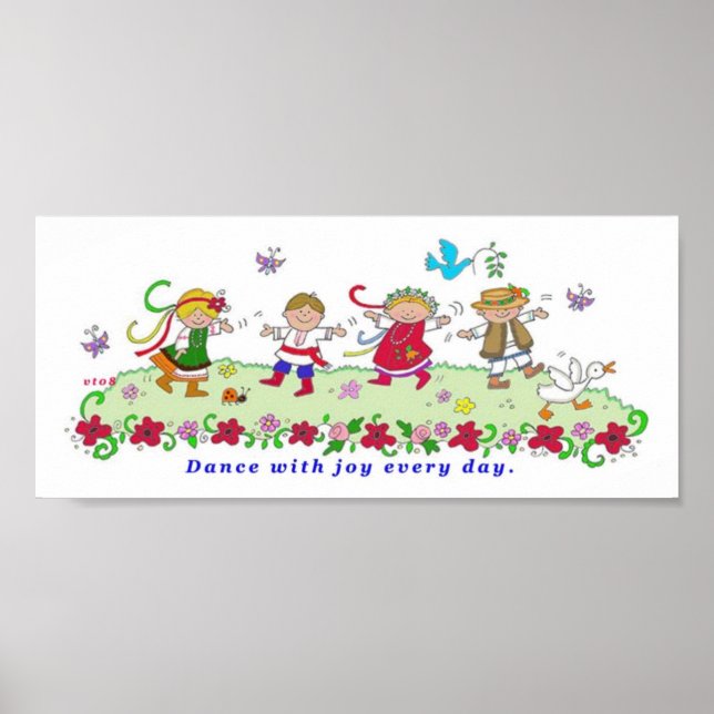Dance med Joy varje dag Poster (Framsidan)