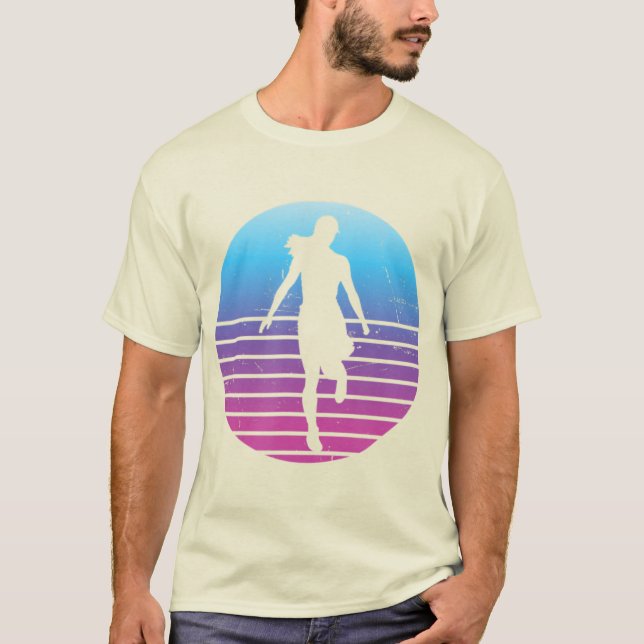 Dance Melbourne Shuffle Shuffle Girl Shuffle Dance T Shirt (Framsida)