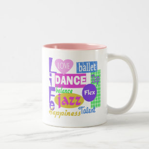 Dance Mix Två-Tonad Mugg