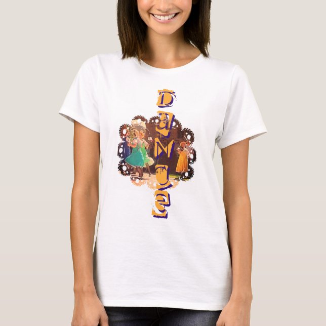 Dance Modern Traditional Morris Dancing T Shirt (Framsida)