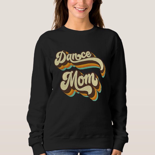Dance Mom Retro 70s 60s Disco Dance Party Womens C T Shirt (Framsida)