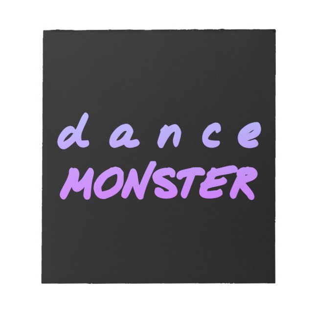 Dance Monster Anteckningsblock (Framsida)
