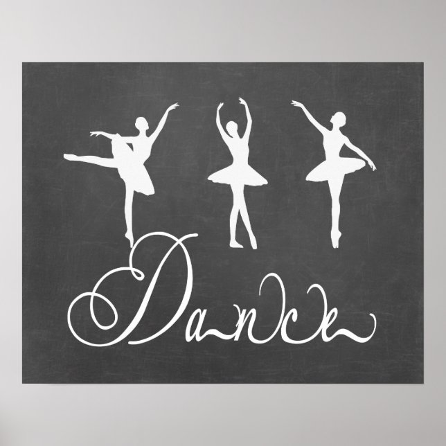 Dance Motivational Ballet Poster (Framsidan)