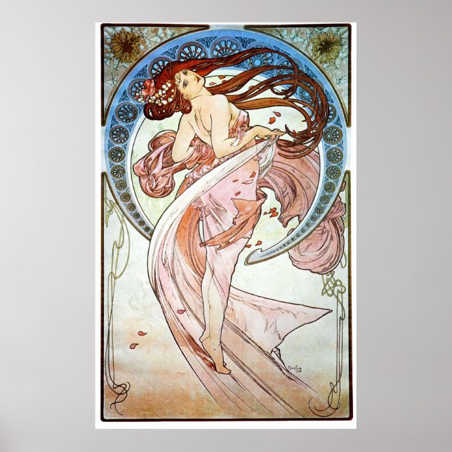 Dance, Mucha Poster (Framsidan)