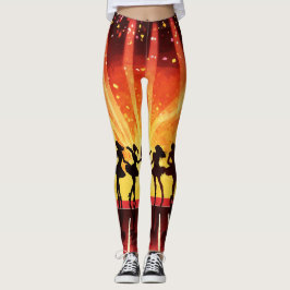 "Dance Muse Leggings: Artistic Moving" Leggings