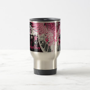 Dance Music 15 oz. Resemugg av rostfritt stål Kopp
