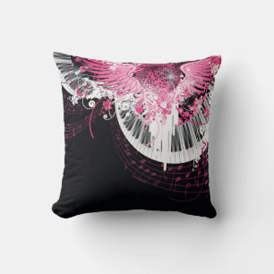 Dance Music Disco Boll Piano Couch Dekorativ kudde