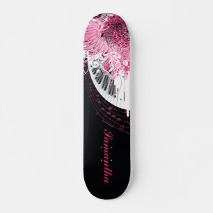 Dance Music Disco Boll Piano Old school Skateboard Bräda 19,5 Cm