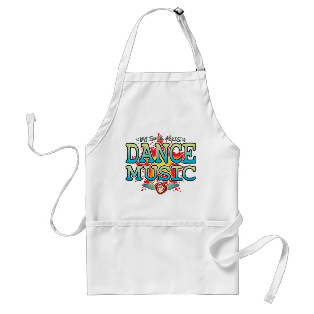 Dance Music Soul Apron Förkläde (Framsidan)