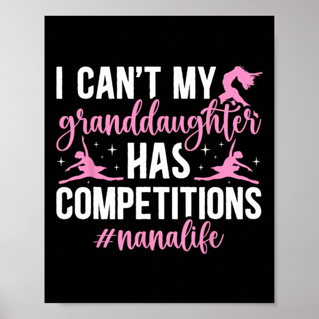 Dance Nana Life Dancing Nana of a Dancer Nana Gran Poster (Framsidan)