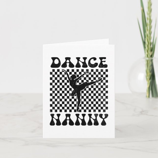 Dance Nanny Dance Älskare Mors dag Kort (Framsida)