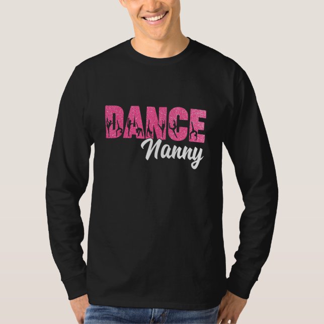 Dance Nanny Of A Dancer Nanny Dancing Leopard Moth T Shirt (Framsida)