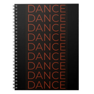 Dance Notebook Anteckningsbok