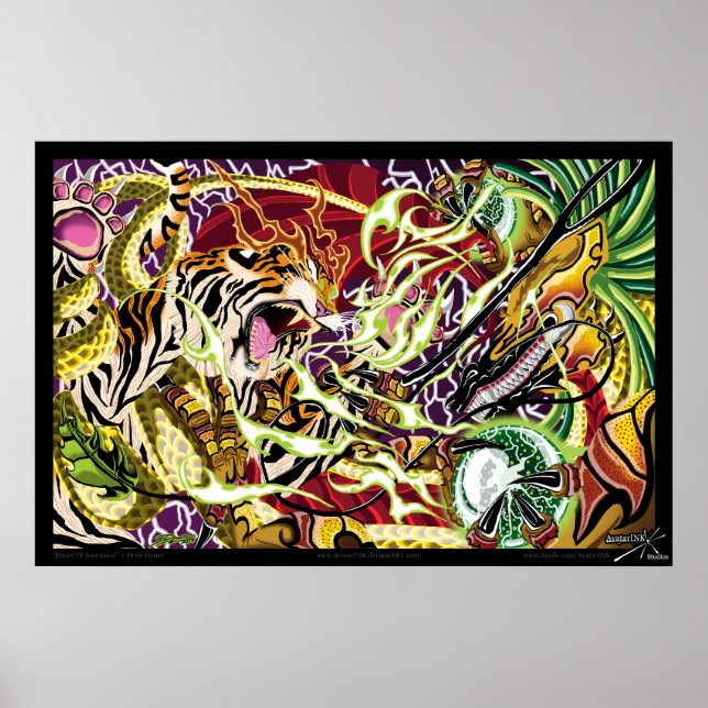 Dance of Ascension Photo Print Poster (Framsidan)