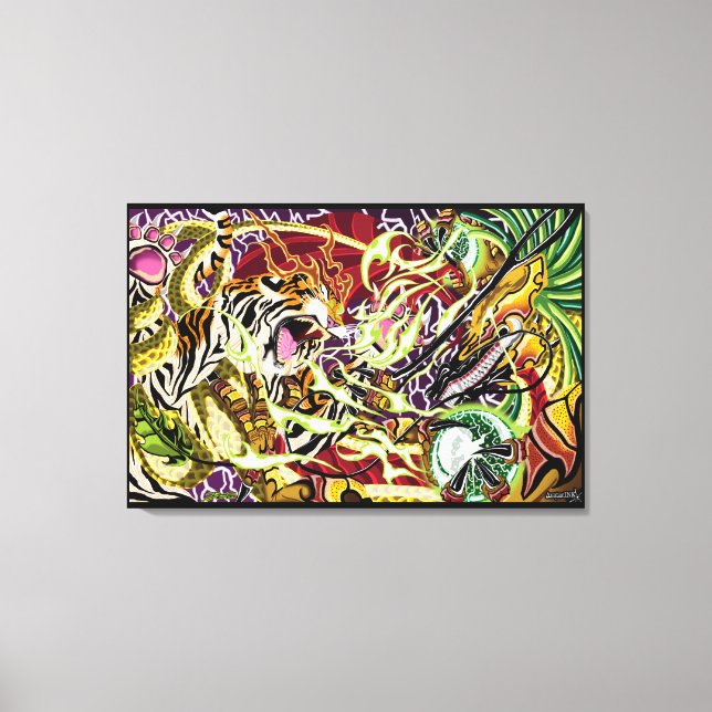 Dance of Ascension Stretched Canvas Art Prints (Framsida)
