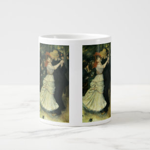 Dance of Bougival by Pierre Renoir, Vintage Art Jumbo Mugg