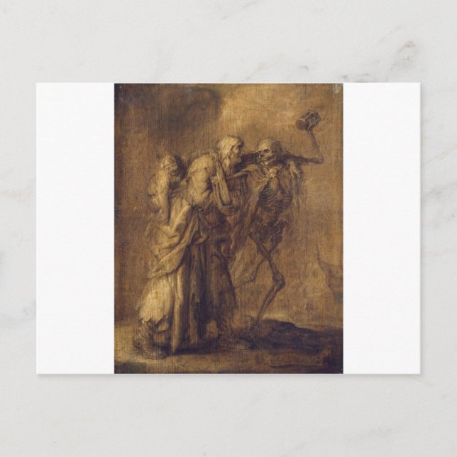 Dance of Death by Adriaen van de Venne Vykort (Framsida)