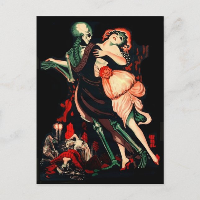 Dance of Death postcard Vykort (Framsida)