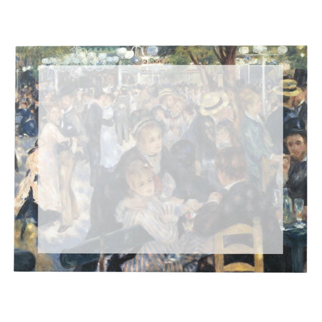 Dance of Le Moulin de la Galette by Renoir Anteckningsblock (Framsida)