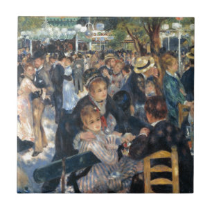 Dance of Le Moulin de la Galette by Renoir Kakelplatta