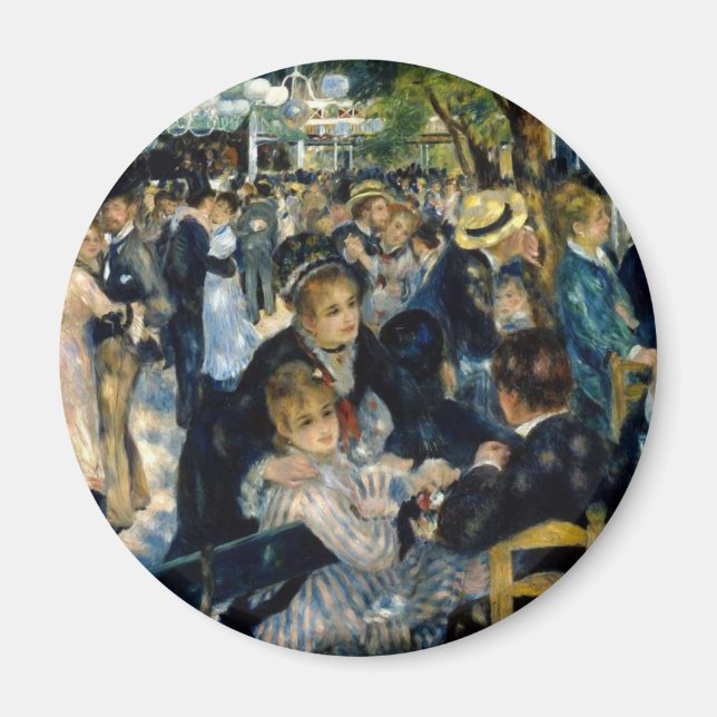 Dance of Le Moulin de la Galette by Renoir Magnet (Framsidan)