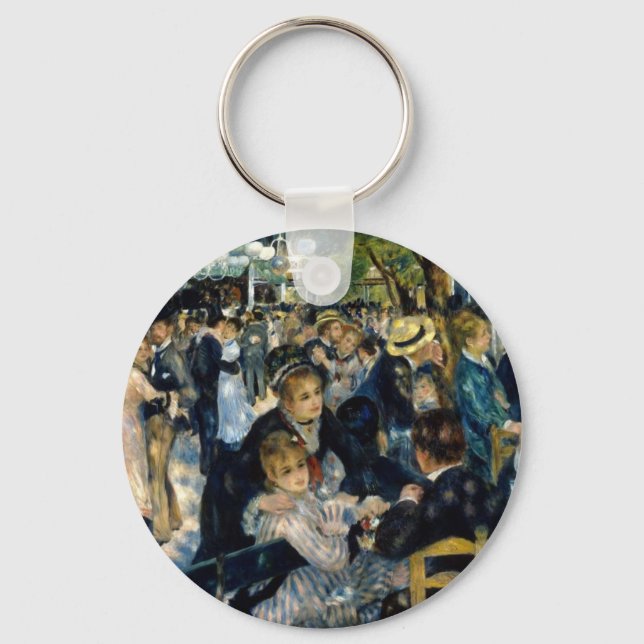 Dance of Le Moulin de la Galette by Renoir Nyckelring (Framsida)